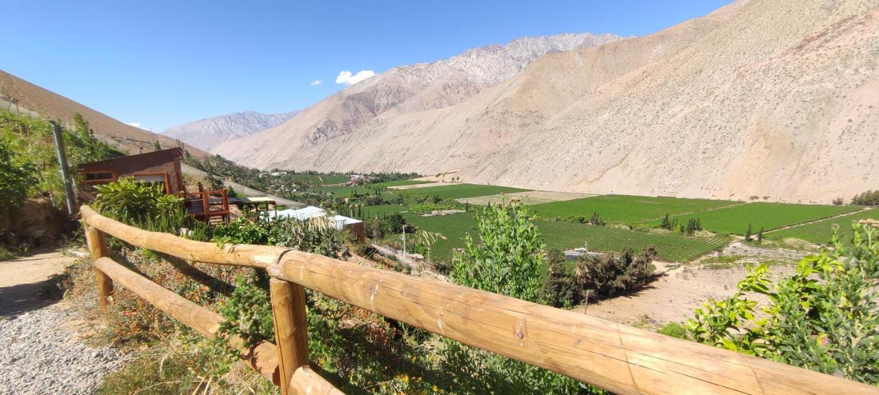Casa Jardin De Hadas Con Vista Panoramica Pisco Elqui Exteriör bild