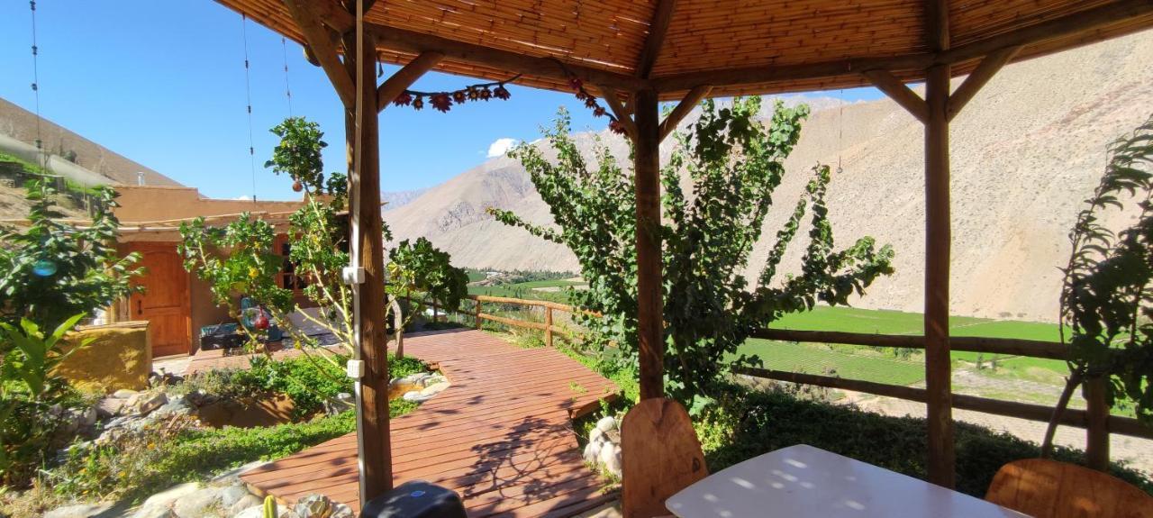 Casa Jardin De Hadas Con Vista Panoramica Pisco Elqui Exteriör bild